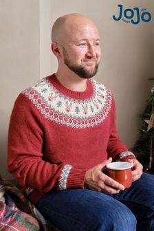 Red Christmas Sweater Fairisle Casual Jumpers Next Luxembourg