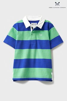 Crew Clothing Short Sleeve Bold Stripes Rugby Shirt (B57123) | €33 - €37