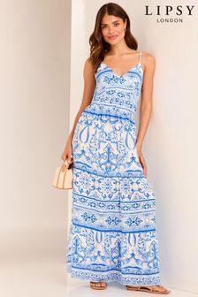 Women s Lipsy Summer Dress Print V Neck Dresses Next Oman