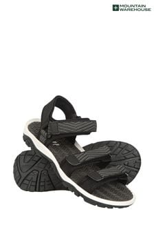Czarny - Mountain Warehouse Kids 3-strap Sandals (B57358) | 170 zł