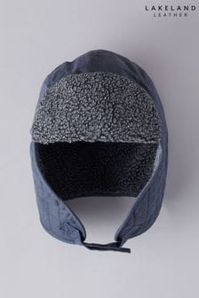 قبعة بغطاء للأذنين زرقاء مبطنة من Lakeland Leather (B57576) | 255 ر.س