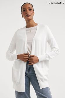 Jd Williams Edge To Edge White Cardigan (B57600) | 165 zł