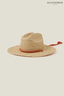 Accessorize Natural Tie Fedora Hat (B57642) | €38