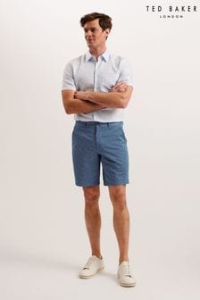 מכנסיים קצרים של Ted Baker דגם Dulwick בגזרה רגילה עם הדפס גיאומרטי (B57738) | ‏427 ‏₪