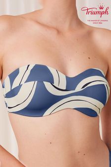 Triumph Blue Summer Allure DP Bikini Bra (B57777) | OMR28