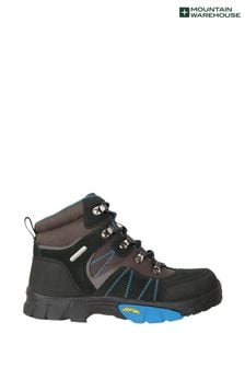 Mountain Warehouse Blue Youth Edinburgh Vibram Waterproof Walking Boots (B57789) | €101