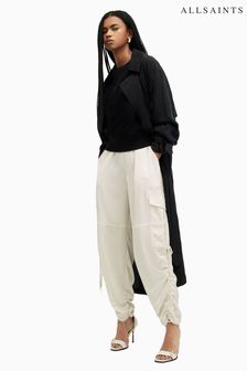 AllSaints White Kaye Trousers (B57806) | OMR72