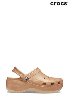 棕色 - Crocs經典厚底閃光洞洞鞋 (B57850) | NT$2,800