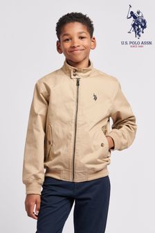 بني - سترة قصيرة تويل قطن للأولاد من U.s. Polo Assn (B57922) | 346 ر.ق - 416 ر.ق