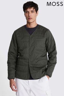 Zelena - MOSS siva podložena jakna (B58369) | €147