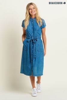 Brakeburn Blue Betsy Shirt Dress (B58400) | 414 SAR