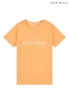 Orange - Jack Wills Mädchen Est 1999 T-Shirt in Regular Fit (B58650) | 31 € - 37 €