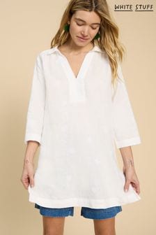 White Stuff Natural Blaire Linen Tunic (B59304) | ₪ 430