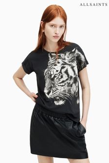 Allsaints Tigress Anna Black T-Shirt