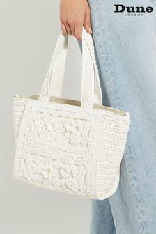 Dune London White Floral Daisy Appliqué Embellished Handbag (B59632) | kr1 560