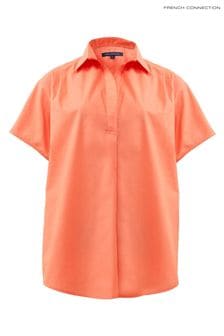 Оранжевый - Рубашка из поплина French Connection Cele Rhodes (B59662) | €59