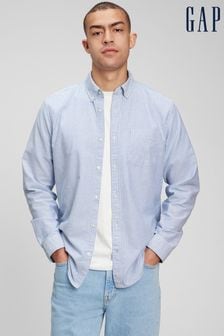 Gap Blue Classic Standard Fit Long Sleeve Oxford Shirt (B59717) | €55