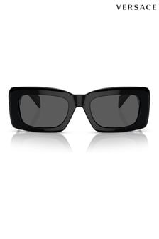 Versace Ve4444U Rectangle Black Sunglasses (B59778) | Kč10,150
