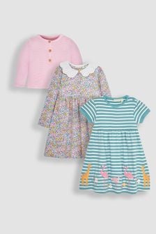 JoJo Maman Bébé Pink 3-Piece Safari Favourites Pack Set (B59787) | SGD 87