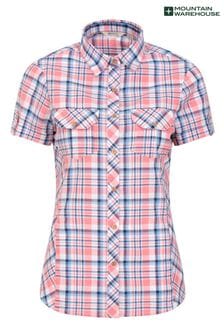 Mountain Warehouse Pink Womens Holiday Cotton Shirt (B59847) | KRW64,000