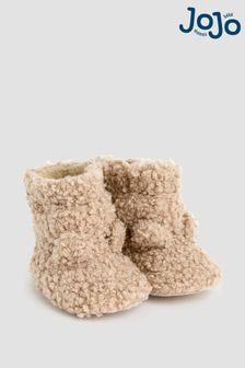 JoJo Maman Bébé Brown Borg Booties (B59863) | $31 - $33