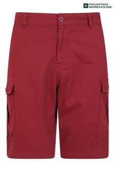 Mountain Warehouse Red Mens Lakeside Cargo Shorts (B59993) | 129 QAR
