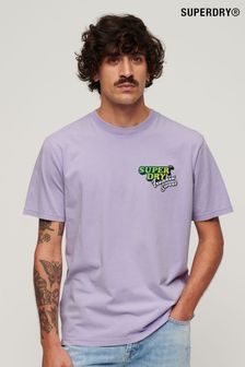 Superdry Purple Travel Loose T-Shirt (B60099) | SGD 58