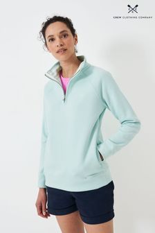 Violett - Crew Clothing Sweatshirt mit RV-Kragen (B60256) | 92 €