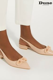 Dune London Pink Horizonn Bead Trim Slingback Shoes (B60270) | €113