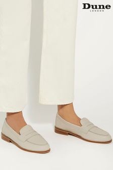 Dune London Cream Ginelli Flexi Sole Penny Loafers (B60306) | kr1,168