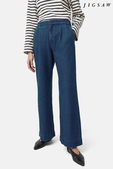 Jigsaw Denim Relaxed Trousers (B60471) | $242