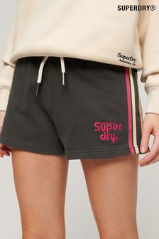 Superdry Black Rainbow Side Stripe Logo Shorts (B60636) | 173 QAR