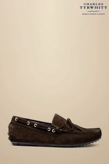 Charles Tyrwhitt Brown Driving Loafers (B60727) | $220