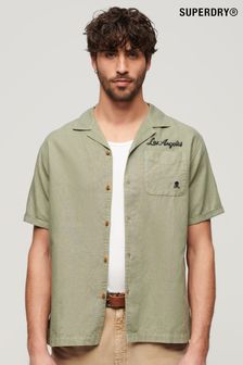 Superdry Green Resort Short Sleeve Shirt (B60930) | €68