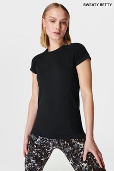 Черный - Бесшовная футболка Betty Athlete (B60963) | €60