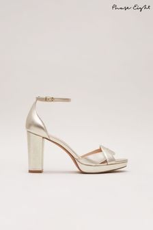Phase Eight Leather Cross-over Platform Sandals (B61133) | 167 €