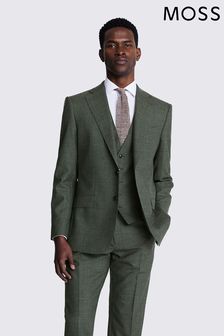 MOSS Green Regular Fit Puppytooth Jacket (B61194) | LEI 1,307