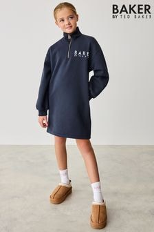 Baker by Ted Baker Zip Neck Sweat Dress (B61254) | $55 - $63