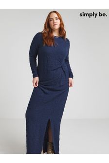 Simply Be Textured Midi Dress (B61464) | 245 zł