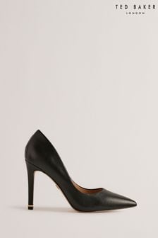 أسود - حذاء Caaraa كعب عال مع كعب نهر ذهبي من Ted Baker (B61567) | 718 د.إ