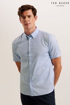 藍色 - Ted Baker Regular Aldgte Premium Oxford Shirt (B61657) | NT$3,500