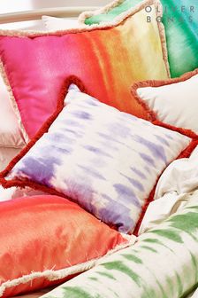 Oliver Bonas Purple Solis Tie Dye Chenille Cushion Cover (B61669) | €37