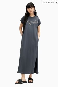 AllSaints Black Randal Anna Dress (B62039) | kr1,675