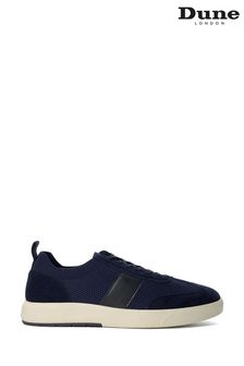 Dune London Blue Trailing Knitted Runner Trainers (B62044) | SGD 165