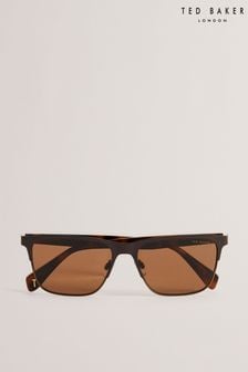 Ted Baker Ruperti Tb172710455 Square Framed Brown Sunglasses (B62282) | 404 QAR