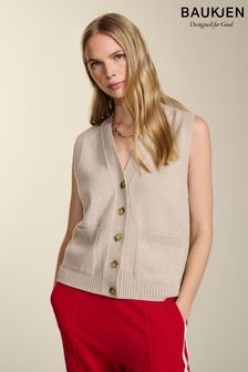Baukjen Cream Anita Recycled Wool Vest