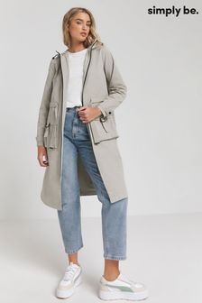 Simply Be Grey Functional Utility Jacket (B62451) | $143