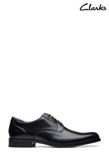 Clarks Black Leather CraftArlo Lace Shoes (B62510) | €131