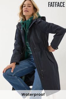 Women s Fat Face Blue Hooded Coatsandjackets Next Luxembourg