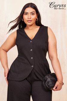 Plus size womens waistcoats cheap